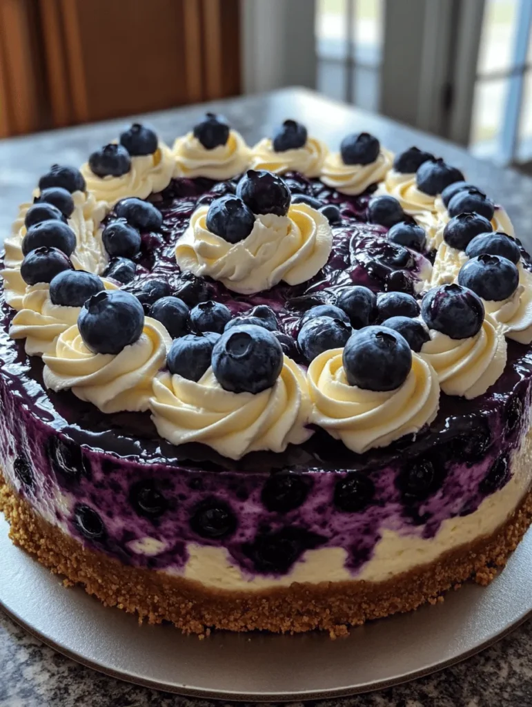 Indulging in a slice of cheesecake is one of life's simple pleasures, and when it's infused with the sweet-tart flavor of blueberries, it becomes an unforgettable experience. The Heavenly Blueberry Bliss Cheesecake offers a perfect balance of creamy richness and fruity freshness, making it an ideal dessert for any occasion. Whether you're celebrating a special milestone, hosting a dinner party, or simply craving a delightful treat, this cheesecake is sure to impress your family and friends.