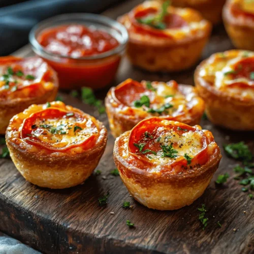 In the ever-evolving world of culinary delights, creativity knows no bounds. Enter mini deep dish pizza cupcakes—an innovative and playful take on the classic pizza that is capturing the hearts and taste buds of food lovers everywhere. These delightful little bites combine the rich flavors of traditional deep-dish pizza with the fun, portability, and presentation of a cupcake. Ideal for a variety of occasions, whether you're hosting a family gathering, throwing a party for friends, or simply looking to jazz up a casual weeknight dinner, these mini pizza cupcakes are sure to impress.