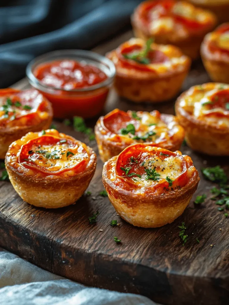 In the ever-evolving world of culinary delights, creativity knows no bounds. Enter mini deep dish pizza cupcakes—an innovative and playful take on the classic pizza that is capturing the hearts and taste buds of food lovers everywhere. These delightful little bites combine the rich flavors of traditional deep-dish pizza with the fun, portability, and presentation of a cupcake. Ideal for a variety of occasions, whether you're hosting a family gathering, throwing a party for friends, or simply looking to jazz up a casual weeknight dinner, these mini pizza cupcakes are sure to impress.