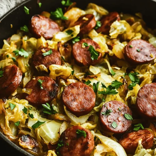 In the realm of comfort food, few dishes can match the hearty and satisfying experience of a Savory Kielbasa and Cabbage Skillet. This one-pan meal has gained popularity for its simplicity, flavor, and nutritional benefits, making it a staple in many households. Combining the rich, smoky notes of kielbasa with the mild, earthy taste of cabbage creates a delightful balance that is both filling and delicious.