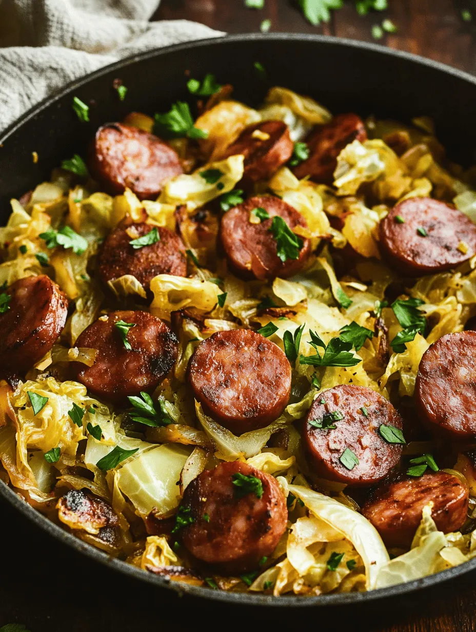 In the realm of comfort food, few dishes can match the hearty and satisfying experience of a Savory Kielbasa and Cabbage Skillet. This one-pan meal has gained popularity for its simplicity, flavor, and nutritional benefits, making it a staple in many households. Combining the rich, smoky notes of kielbasa with the mild, earthy taste of cabbage creates a delightful balance that is both filling and delicious.