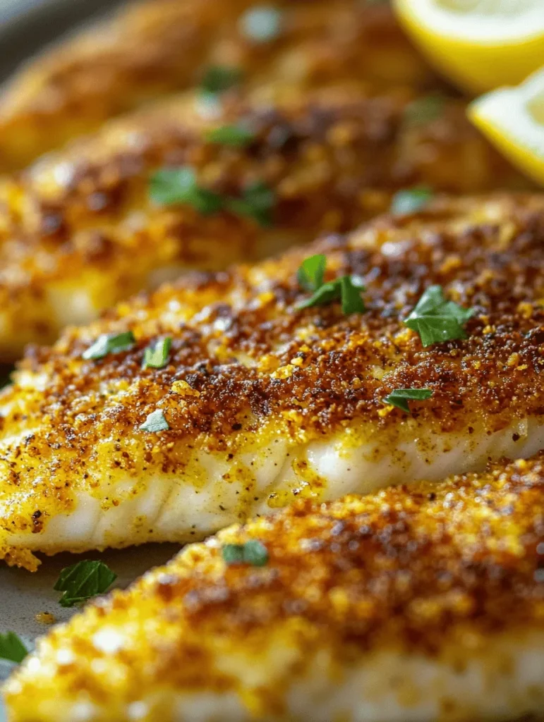 Preheating your oven is essential for achieving the perfect Honey Mustard Crusted Tilapia. Set your oven to 400°F (200°C) and allow it to fully preheat before placing the fish inside. This step ensures that the fillets cook evenly and helps to develop a golden crust. An adequately preheated oven creates a consistent temperature that can make a significant difference in both texture and flavor.