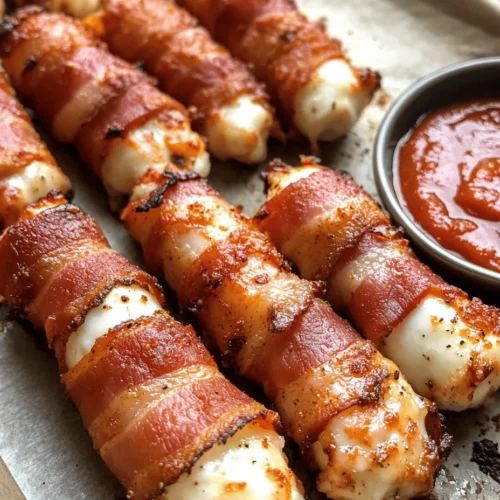 To create the best Bacon-Wrapped Mozzarella Sticks possible, it's essential to understand the core components of the recipe. Each ingredient plays a vital role in the overall flavor and texture of the dish.