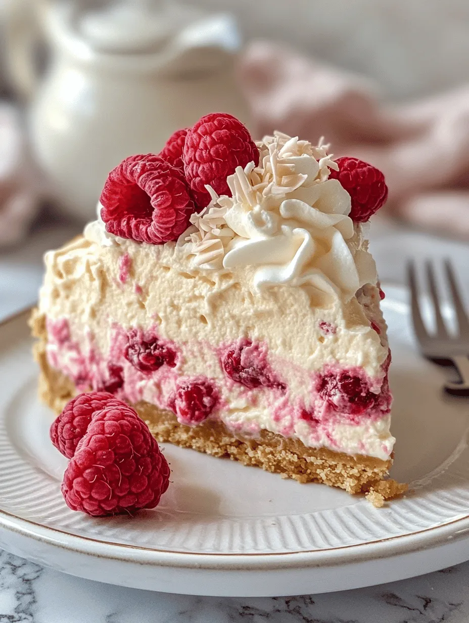 Cheesecake is a timeless dessert that has captured the hearts of many with its rich, creamy texture and endless variations. From classic New York-style cheesecake to fruit-topped delights, this beloved dessert has a special place in the world of confections. Among the myriad of cheesecake flavors, the combination of white chocolate and raspberry stands out as a truly irresistible pairing. The sweet, creamy notes of white chocolate meld beautifully with the tartness of fresh raspberries, creating a harmonious balance that tantalizes the taste buds.