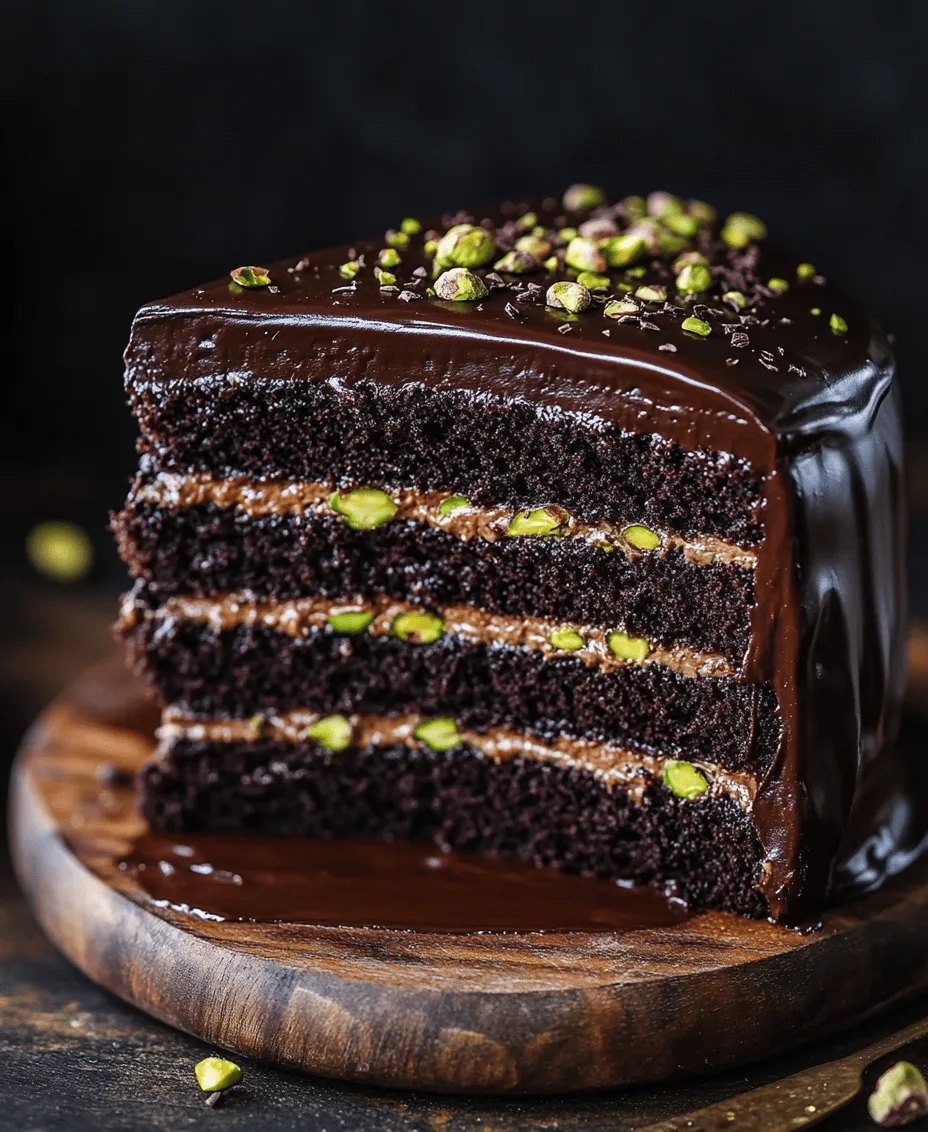 Indulging in a slice of Dubai Chocolate Cake with Pistachio Layers is like taking a flavorful journey through the vibrant culinary landscape of the Middle East. This exquisite dessert, characterized by its rich chocolate base complemented by nutty pistachio layers, beautifully embodies the essence of fusion cuisine. The cake's popularity reflects not only the love for chocolate but also the reverence for pistachios, which are an integral part of Middle Eastern gastronomy.