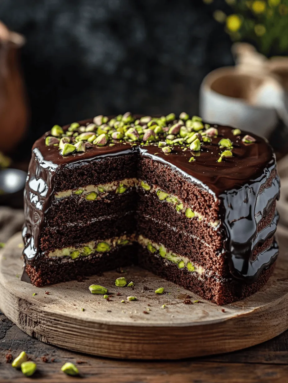 Indulging in a slice of Dubai Chocolate Cake with Pistachio Layers is like taking a flavorful journey through the vibrant culinary landscape of the Middle East. This exquisite dessert, characterized by its rich chocolate base complemented by nutty pistachio layers, beautifully embodies the essence of fusion cuisine. The cake's popularity reflects not only the love for chocolate but also the reverence for pistachios, which are an integral part of Middle Eastern gastronomy.