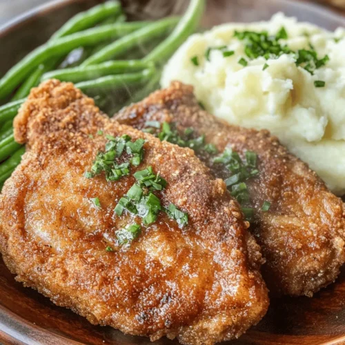 Southern cuisine holds a special place in the hearts of many, known for its rich flavors, comforting textures, and a sense of warmth that feels like home. This culinary tradition is deeply rooted in history, shaped by the fusion of various cultures, and is celebrated for its hearty, satisfying dishes that bring families together. Among the array of Southern comfort foods, Southern Country Fried Pork Chops stand out as a beloved classic that embodies the essence of this vibrant cuisine.