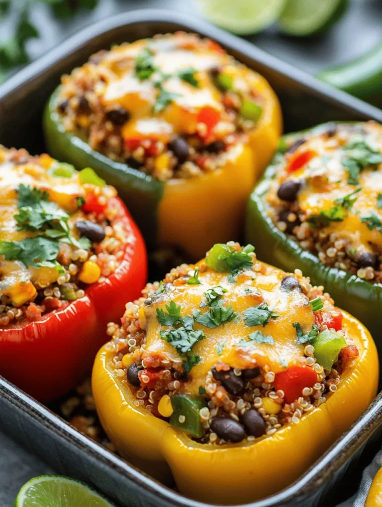 Discover the delightful fusion of flavors and nutrition with our Quinoa-Stuffed Bell Peppers. This vibrant dish not only satisfies your taste buds but also provides a healthy, plant-based meal option that is perfect for any occasion. Whether you are looking for a quick dinner solution on a busy weeknight or a show-stopping dish for a leisurely weekend gathering, these stuffed peppers will impress your family and friends alike.