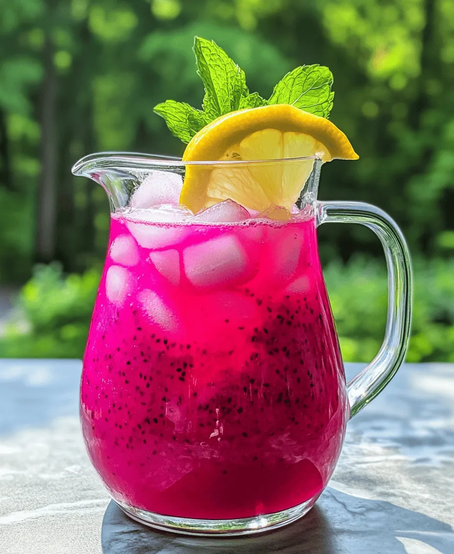 As the sun shines brighter and temperatures rise, nothing quenches thirst quite like a refreshing summer beverage. Amidst the classic iced teas and fruit punches, a unique trend has emerged: the use of exotic ingredients to elevate our warm-weather drinks. One such ingredient that has captured the attention of health enthusiasts and foodies alike is dragonfruit. With its vibrant color and unique texture, dragonfruit not only adds visual appeal but also packs a nutritional punch, making it an ideal choice for those looking to enjoy a delicious, health-conscious beverage.