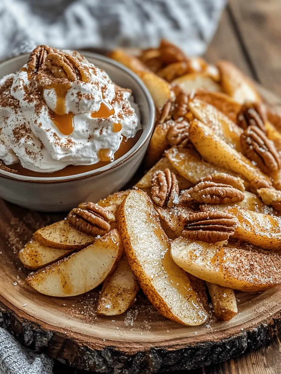Looking for a delightful dessert that balances indulgence with a touch of health? Look no further than air-fried apple wedges paired with a luscious caramel whipped cream dipping sauce. This recipe combines the natural sweetness of apples with the rich, velvety goodness of caramel, creating a comforting treat that is perfect for any occasion. Whether you're hosting a gathering, enjoying a family dinner, or simply craving a sweet snack, these air-fried apple wedges are sure to please.