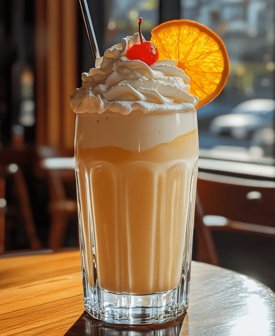To create the perfect Creamy Orange Dreams Milkshake, it’s essential to understand the core ingredients that contribute to its delightful flavor and texture.