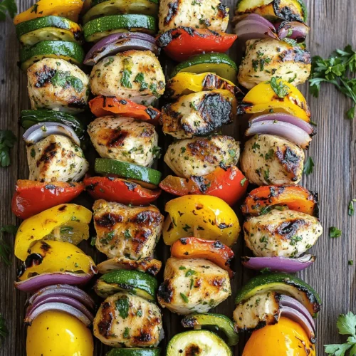 When it comes to summer cooking, nothing quite compares to the vibrant flavors and enticing aromas of grilled dishes. Among the many crowd-pleasers that take center stage at barbecues and gatherings, Zesty Lemon Herb Grilled Chicken & Veggie Skewers stand out. These skewers not only bring a burst of freshness to your plate but also combine the health benefits of lean protein with an array of colorful vegetables. Perfect for casual get-togethers, meal prepping, or simply enjoying a wholesome dinner, this dish is sure to impress both family and friends alike.