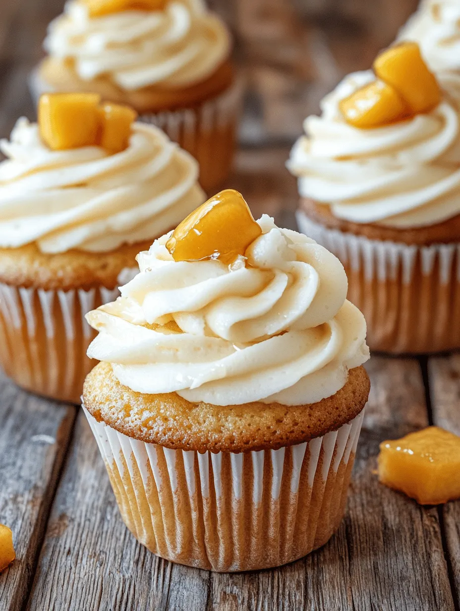 To create the perfect Honey Peach Cream Cheese Cupcakes, it's essential to understand the role each ingredient plays in the recipe. Every component contributes to the overall flavor, texture, and appearance of the cupcakes, ensuring that each bite is a delightful experience.