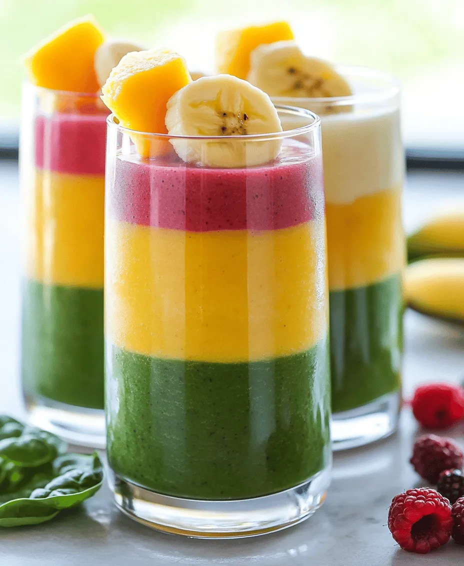 To fully appreciate the Tropical Rainbow Smoothie, it’s essential to understand the individual components that come together to create its unique flavor and health benefits. Each ingredient not only enhances the taste but also contributes to the nutritional profile of the smoothie.
