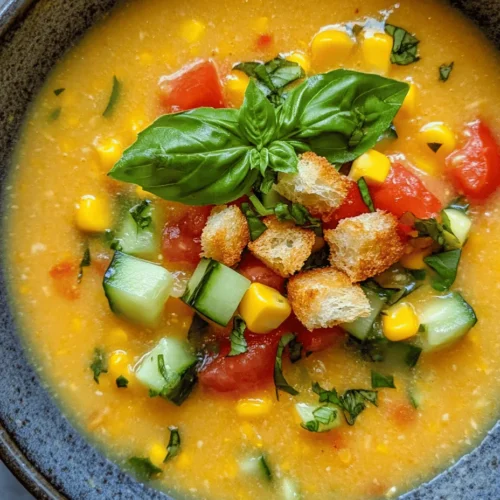 As summer approaches, the desire for refreshing, light dishes becomes increasingly appealing. One such dish that has stood the test of time is gazpacho, a traditional cold soup that hails from Spain and has become a beloved staple in various cuisines around the globe. Known for its vibrant colors and refreshing flavors, gazpacho is the perfect way to showcase the season's bounty. Among the myriad of variations, the Chilled Fresh Corn Gazpacho Delight stands out, offering a delightful twist that highlights the sweetness of fresh corn, the crunch of cucumbers, and the vibrant taste of ripe tomatoes.