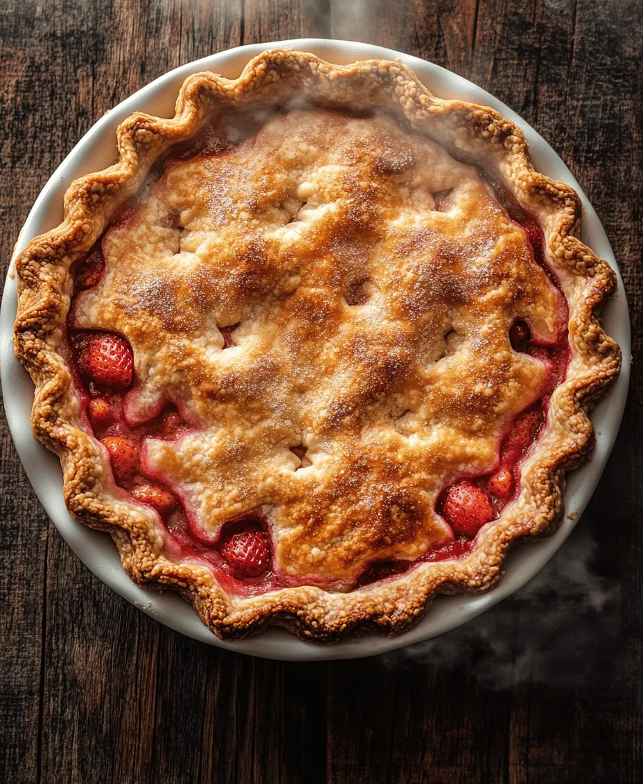 There's something undeniably charming about homemade pies, evoking nostalgia for simpler times when family gatherings centered around the kitchen table, and the sweet aroma of baked goods filled the air. Among the many varieties of pies, strawberry rhubarb pie holds a special place in the hearts of dessert lovers everywhere. This classic pie, with its perfect balance of sweet strawberries and tart rhubarb, has become a staple in American households, especially during the spring and summer months when both fruits are in season.
