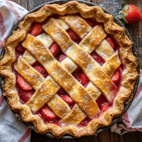 There's something undeniably charming about homemade pies, evoking nostalgia for simpler times when family gatherings centered around the kitchen table, and the sweet aroma of baked goods filled the air. Among the many varieties of pies, strawberry rhubarb pie holds a special place in the hearts of dessert lovers everywhere. This classic pie, with its perfect balance of sweet strawberries and tart rhubarb, has become a staple in American households, especially during the spring and summer months when both fruits are in season.