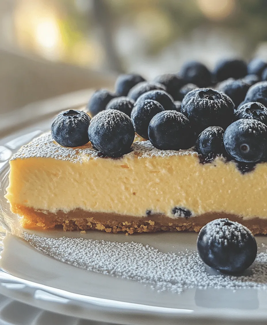 Cheesecake is a beloved dessert that has captured the hearts of many with its creamy texture and rich flavors. Its versatility allows for a myriad of variations, from classic New York-style cheesecake to fruit-infused delights. Among these, Lemon Blueberry Cheesecake stands out as an especially refreshing option, making it an ideal treat for warm summer days. The combination of tangy lemon and sweet blueberries creates a harmonious balance that leaves a lasting impression on the palate.