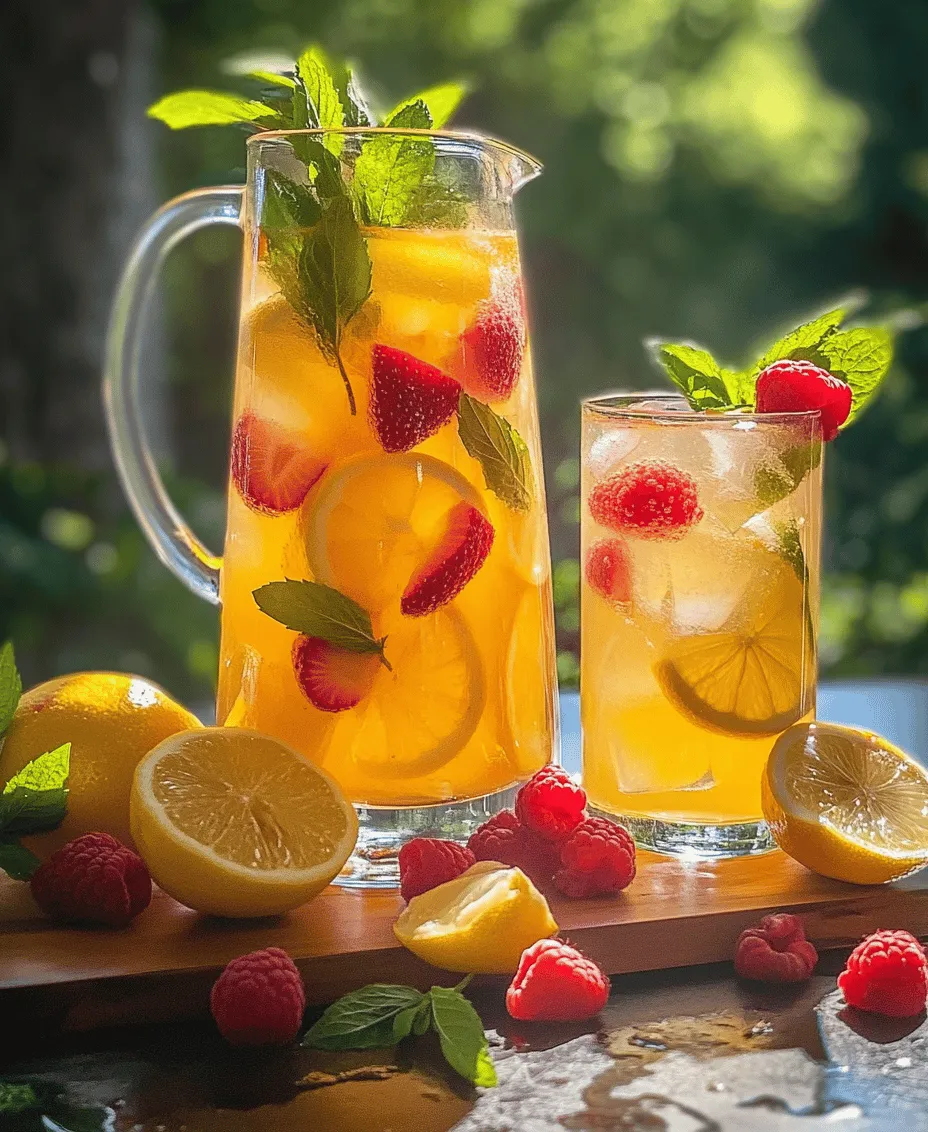 To create the perfect Citrus Bliss Infusion Lemonade, it is essential to understand the role of each ingredient in the recipe. Let’s take a closer look at the key components that will help elevate this drink from ordinary to extraordinary.
