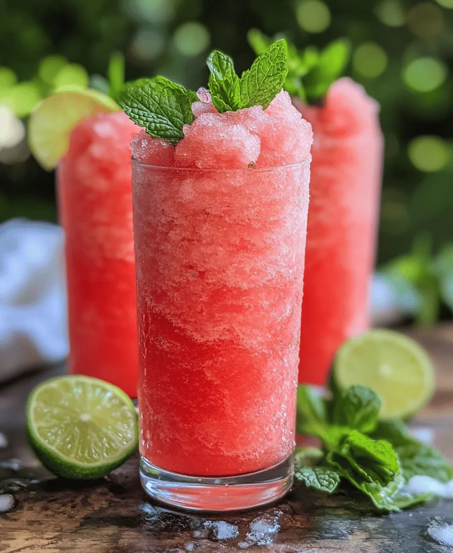 As the temperatures soar and the sun shines brighter, nothing beats the heat quite like a refreshing slushie. This delightful frozen beverage is a quintessential summer treat, bringing joy to both children and adults alike. Among the many variations of slushies, the Watermelon Lime Slushie stands out as a perfect embodiment of summer's bounty. With its vibrant colors, refreshing flavors, and invigorating qualities, this slushie is not just a drink; it’s a celebration of the season.