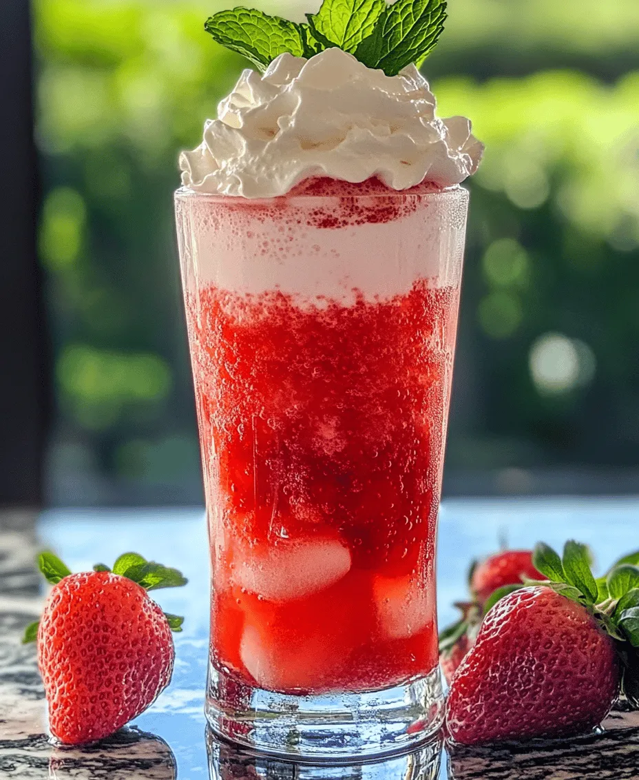As the sun shines brighter and the days grow longer, nothing quite hits the spot like a refreshing Strawberry Cream Soda. This delightful summer beverage combines the sweetness of fresh strawberries with the creamy richness of whipped cream and the effervescence of fizzy soda. It’s a drink that not only quenches your thirst but also brings a burst of flavor that excites the palate. With its vibrant color and appealing presentation, Strawberry Cream Soda is perfect for gatherings, parties, or simply as a refreshing treat for yourself on a hot summer day.