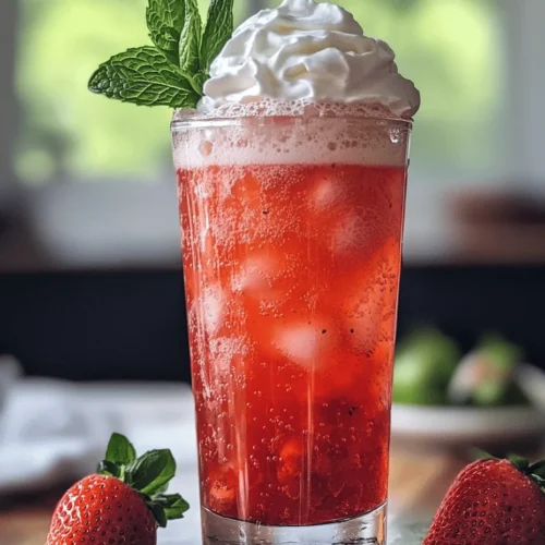 As the sun shines brighter and the days grow longer, nothing quite hits the spot like a refreshing Strawberry Cream Soda. This delightful summer beverage combines the sweetness of fresh strawberries with the creamy richness of whipped cream and the effervescence of fizzy soda. It’s a drink that not only quenches your thirst but also brings a burst of flavor that excites the palate. With its vibrant color and appealing presentation, Strawberry Cream Soda is perfect for gatherings, parties, or simply as a refreshing treat for yourself on a hot summer day.