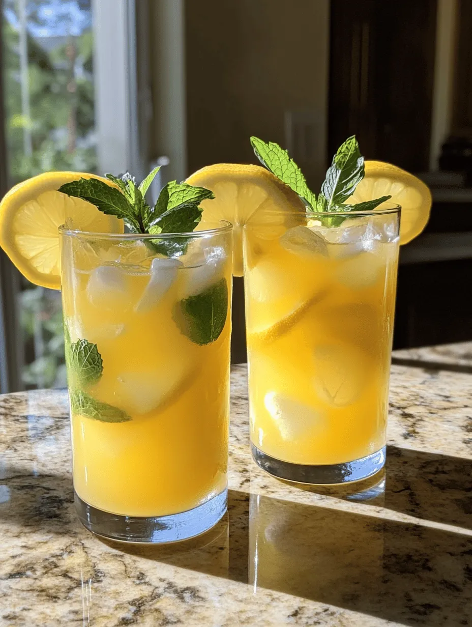 As the warm breezes of summer sweep in, nothing is more refreshing than a cool drink to beat the heat. Enter the Tropical Sunshine Pineapple Coconut Lemonade—a vibrant, thirst-quenching beverage that captures the essence of summer in every sip. This delightful concoction combines the sweet and tangy flavors of fresh pineapple and zesty lemon with the creamy richness of coconut, creating a refreshing drink that transports you straight to a sun-soaked beach paradise.
