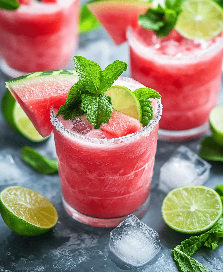 Smoothies have taken the culinary world by storm, becoming a versatile and popular choice for health enthusiasts and casual drinkers alike. They offer a quick and delicious way to pack in nutrients, making them ideal for breakfast, snacks, or even a light meal. Among the myriad of smoothie options, the Watermelon Mojito Smoothie stands out as a refreshing delight, particularly suited for hot summer days. With its vibrant color and invigorating flavors, this smoothie is not only a feast for the eyes but also a nourishing treat for the body.