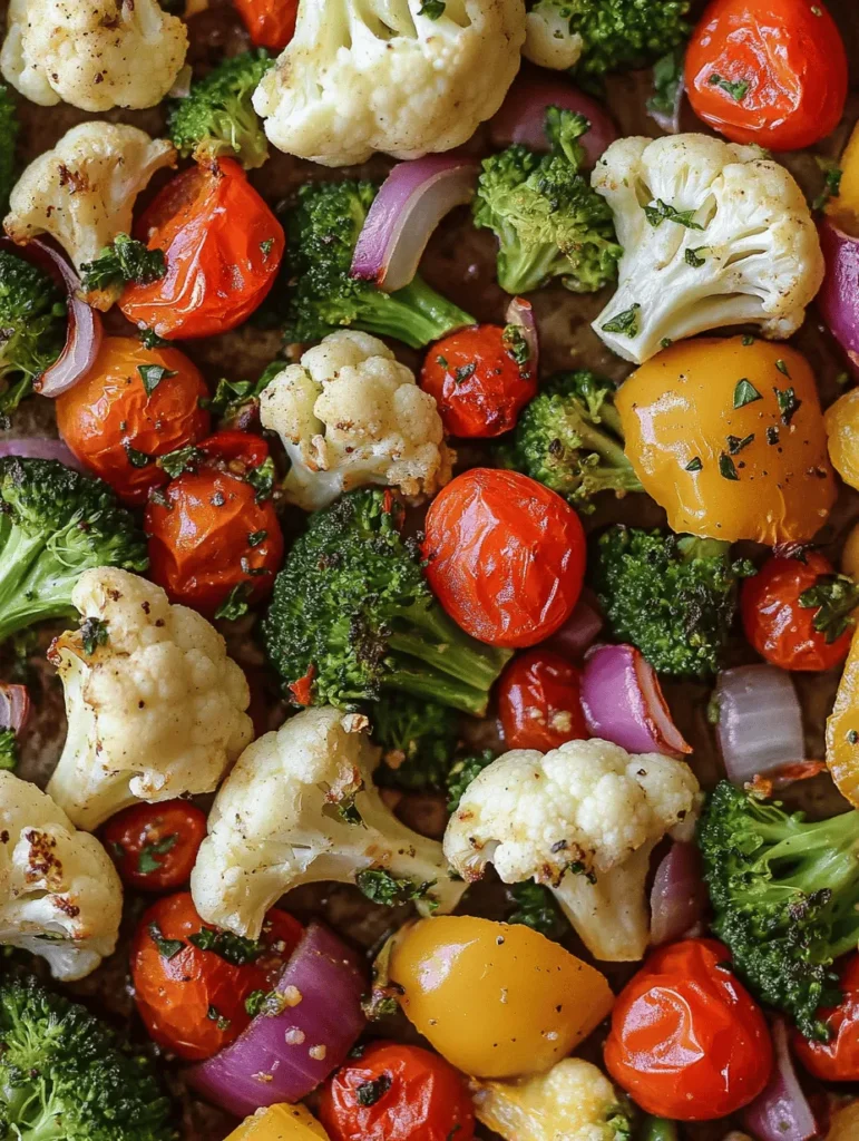 Herb roasted garlic veggies are a delightful and colorful medley that not only pleases the palate but also provides a nutritious boost to any meal. This dish showcases the vibrant flavors of fresh vegetables, elevated by the aromatic touch of garlic and a blend of herbs. Whether served as a side dish or as a centerpiece for a vegetarian feast, herb roasted garlic veggies are a versatile addition to your culinary repertoire.