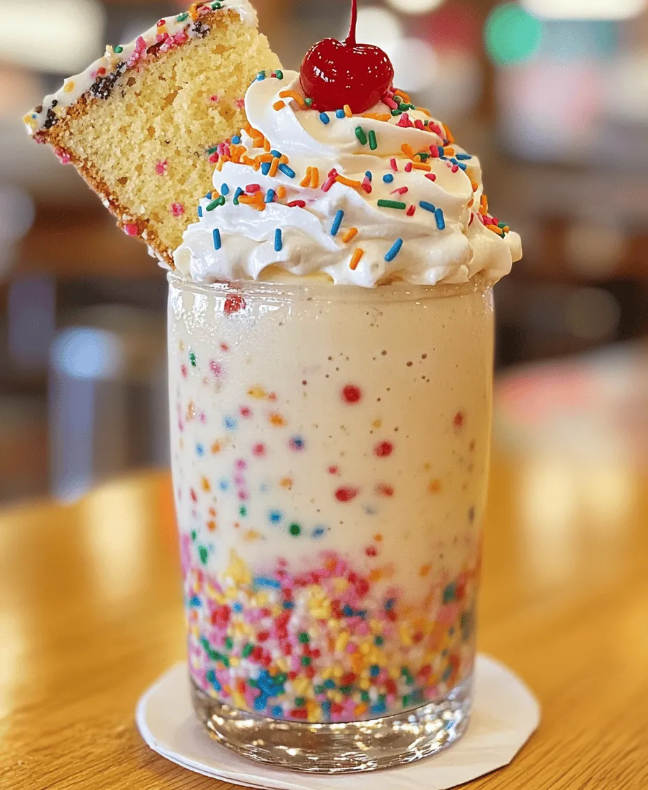 Crafting the perfect Birthday Cake Milkshake hinges on understanding the role of each ingredient. Each component contributes to the milkshake's flavor, texture, and overall appeal. Let's explore the essential ingredients that come together to create this festive treat.