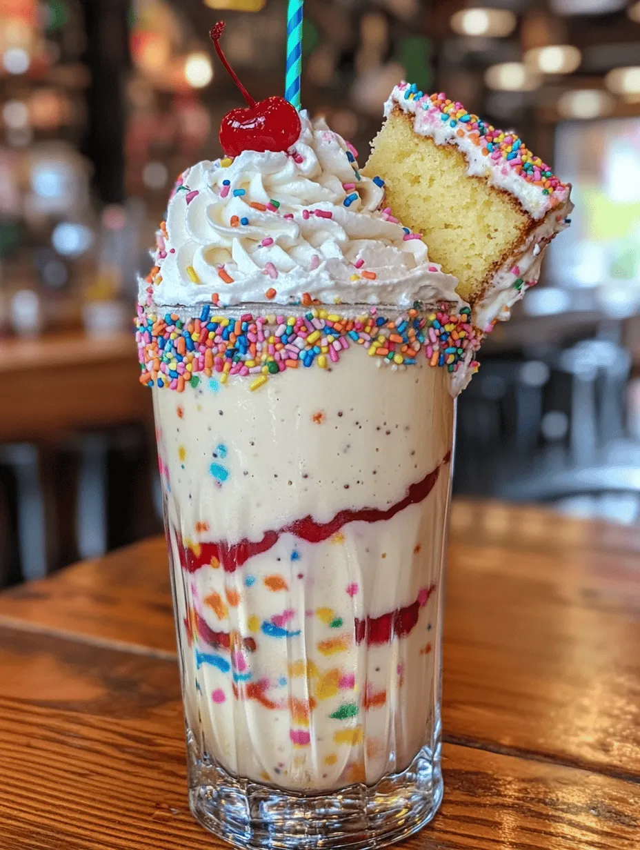 Crafting the perfect Birthday Cake Milkshake hinges on understanding the role of each ingredient. Each component contributes to the milkshake's flavor, texture, and overall appeal. Let's explore the essential ingredients that come together to create this festive treat.