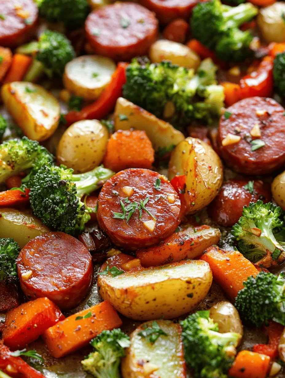 In the fast-paced world we live in, cooking can often feel like a chore, especially on busy weeknights when the family is tired and hungry. Enter the sheet pan meal: a culinary solution that combines convenience with flavor, allowing home cooks to prepare a delicious, balanced meal with minimal effort and cleanup. Among the myriad of sheet pan recipes available, the Smoky Kielbasa & Veggie Sheet Pan Delight stands out as a savory, hearty option that caters to both taste buds and busy schedules.
