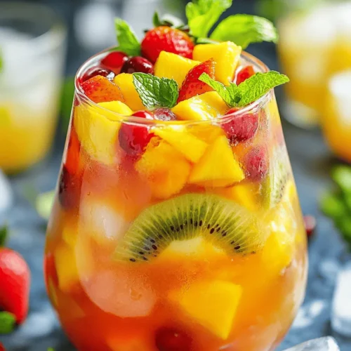 Imagine the sun-drenched beaches of Hawaii, where the air is filled with the sweet scent of tropical fruit and the sound of waves gently lapping against the shore. This serene paradise is not just a destination; it's an experience, one that can be captured in a refreshing beverage. Tropical flavors have an undeniable allure that can transport us from our busy lives to a tranquil escape, even if just for a moment. When it comes to embodying that essence, nothing does it quite like a pitcher of Tropical Paradise Hawaiian Fruit Punch.