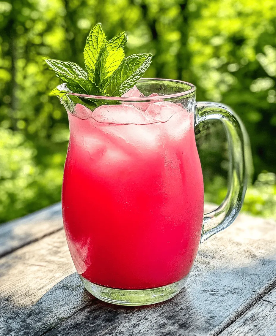 As the sun blazes overhead and temperatures rise, nothing quenches thirst quite like a glass of lemonade. This timeless summer beverage, revered for its refreshing qualities, finds its way into backyard barbecues, picnics, and lazy afternoons spent lounging by the pool. While traditional lemonade has its charm, a delightful twist on this favorite drink is taking summer refreshment to new heights: watermelon lemonade. This vibrant concoction combines the classic tartness of lemons with the sweet juiciness of ripe watermelon, resulting in a drink that not only tantalizes the taste buds but also provides a cooling reprieve from the heat.