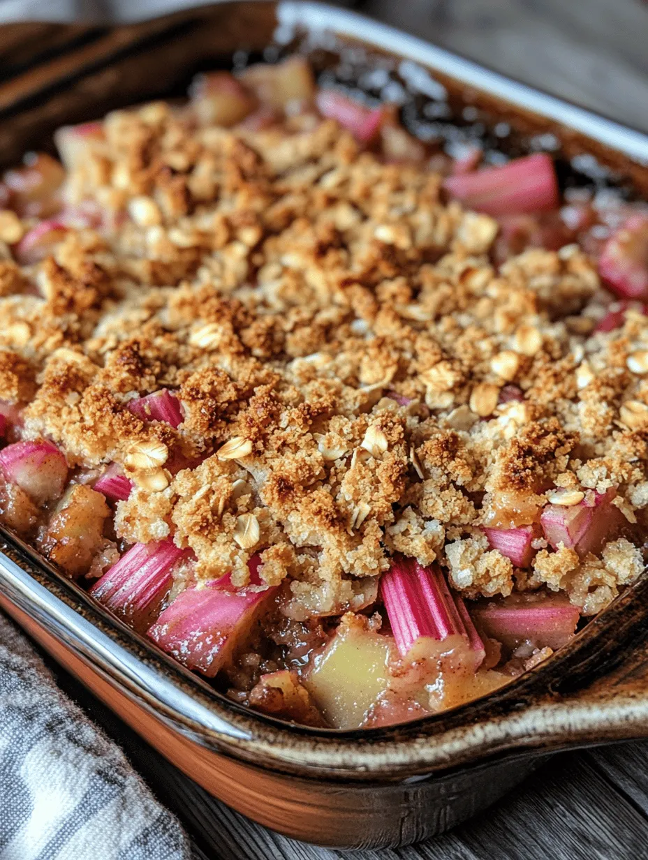 Are you looking for a refreshing and unique dessert that tantalizes your taste buds and impresses your guests? The Sweet and Tart Coconut Rhubarb Crunch is the perfect solution. This delightful dessert combines the vibrant flavors of tart rhubarb with the sweet, tropical notes of coconut, creating a symphony of tastes that will leave you craving more. Whether you are hosting a summer gathering or simply indulging in a sweet treat at home, this recipe offers a delightful balance of flavors and textures, making it a must-try for any dessert lover.