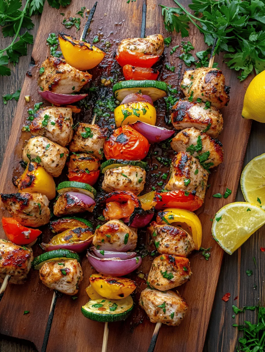 As the sun shines brighter and temperatures rise, summer beckons for outdoor gatherings and delicious, fresh meals. One dish that perfectly embodies the essence of summer is Grilled Lemon-Herb Chicken Skewers with Summer Veggies. This delightful dish combines tender chicken with vibrant, seasonal vegetables, all infused with a zesty, herbaceous marinade. Not only does it make for a visually stunning presentation on the grill, but it also offers a symphony of flavors that celebrate the warmth of the season.