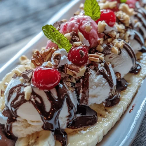 The banana split is believed to have been invented in the early 1900s in Latrobe, Pennsylvania. The story goes that a young pharmacist named David Evans Strickler created the dessert as a way to attract more customers to his soda fountain. Strickler's creation was a hit, comprising a sliced banana served with three scoops of ice cream—one each of vanilla, chocolate, and strawberry—topped with various sauces and garnishes. This innovative treat quickly gained popularity, spreading from local diners to ice cream parlors across the country.