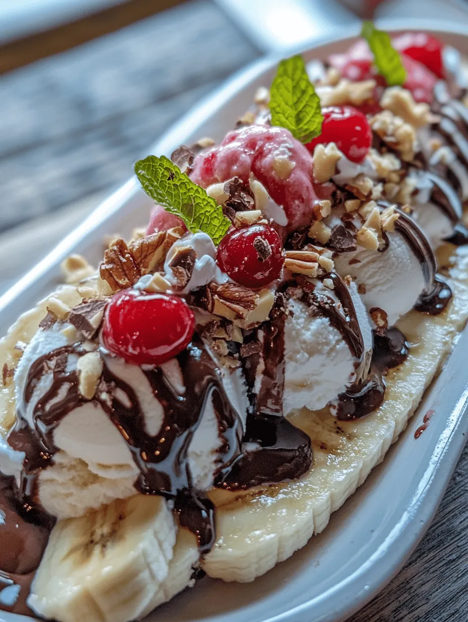 The banana split is believed to have been invented in the early 1900s in Latrobe, Pennsylvania. The story goes that a young pharmacist named David Evans Strickler created the dessert as a way to attract more customers to his soda fountain. Strickler's creation was a hit, comprising a sliced banana served with three scoops of ice cream—one each of vanilla, chocolate, and strawberry—topped with various sauces and garnishes. This innovative treat quickly gained popularity, spreading from local diners to ice cream parlors across the country.