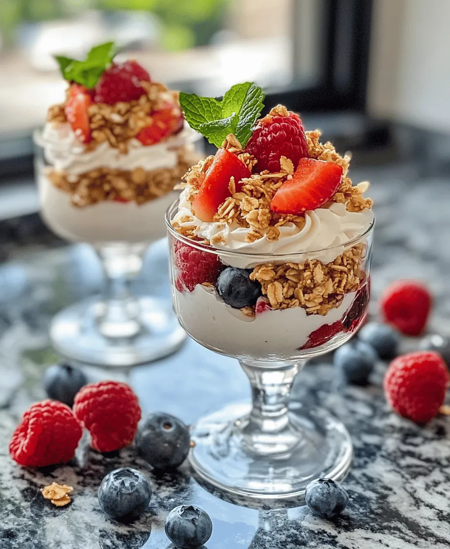 A perfect parfait is all about quality ingredients. Each component of the Cool Berry Coconut Parfait contributes its unique flavor and health benefits. Let’s take a closer look at the ingredients that make this dessert both nutritious and delicious.