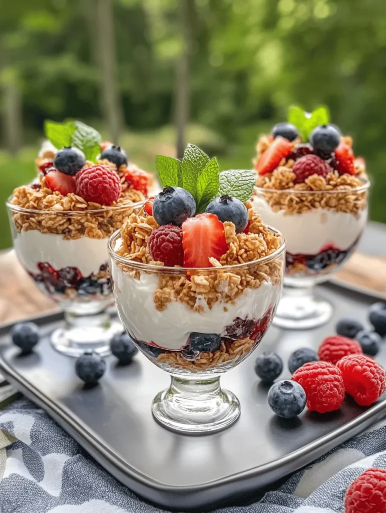 A perfect parfait is all about quality ingredients. Each component of the Cool Berry Coconut Parfait contributes its unique flavor and health benefits. Let’s take a closer look at the ingredients that make this dessert both nutritious and delicious.