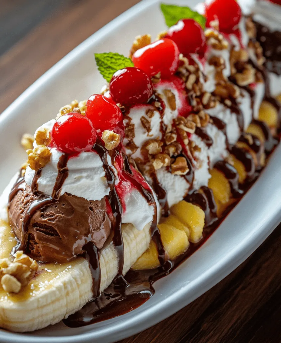 The Banana Split is not just a dessert; it's a timeless classic that evokes feelings of nostalgia and joy in every scoop. This delightful treat, with its vibrant colors and rich flavors, is perfect for any occasion, whether you're hosting a summer barbecue, celebrating a birthday, or simply indulging in a sweet craving after a long day. With the <strong><div class='code-block code-block-1' style='margin: 8px 0; clear: both;'>
<script async src=