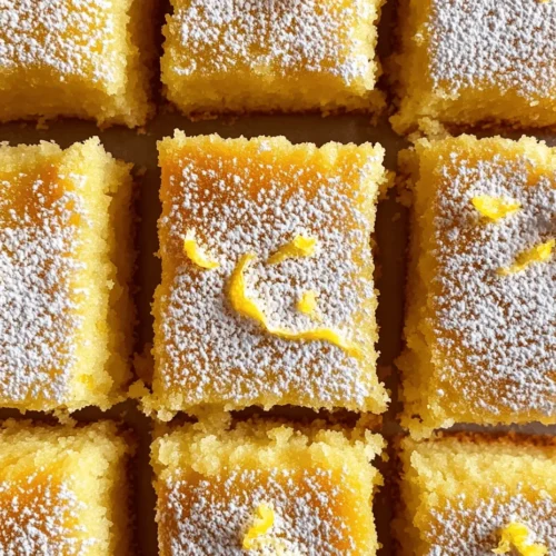 Lemon Bliss Sheet Cake is a delightful dessert that captures the essence of sunny days and the refreshing tang of citrus. This cake, with its light, fluffy texture and zesty flavor, is perfect for any occasion, whether you're celebrating a birthday, hosting a summer picnic, or simply satisfying a sweet craving. The appeal of lemon-based desserts lies not only in their vibrant flavor but also in their ability to elevate any gathering with a touch of brightness. The balance of sweetness from the cake and the tartness of the lemon creates an irresistible combination that leaves a lasting impression.