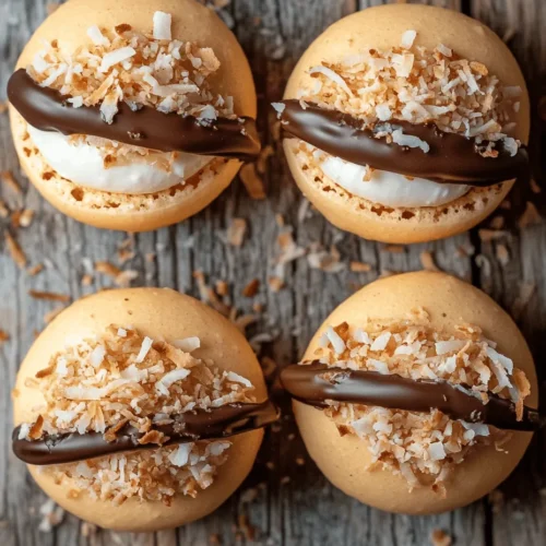 Coconut macarons are a delightful treat that combines the chewy texture of coconut with a subtle sweetness, making them irresistible for anyone with a sweet tooth. These little morsels pack a punch of flavor and can elevate any dessert table. Whether you're hosting a festive gathering, celebrating a birthday, or simply indulging yourself on a quiet afternoon, coconut macarons serve as the perfect sweet addition to any occasion. Their versatility makes them suitable for various events—from casual get-togethers to elegant dinner parties—ensuring that they can be enjoyed at any time of year.