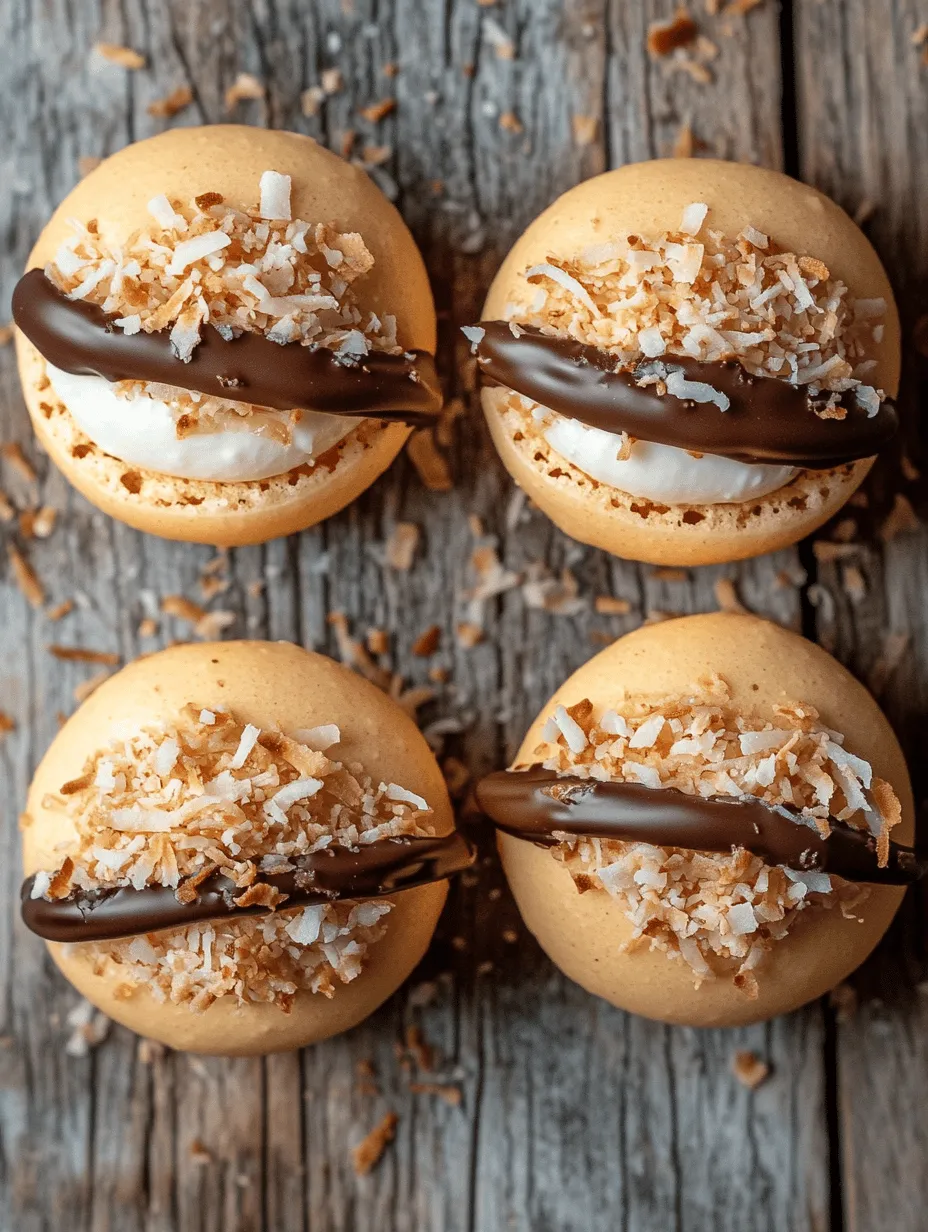 Coconut macarons are a delightful treat that combines the chewy texture of coconut with a subtle sweetness, making them irresistible for anyone with a sweet tooth. These little morsels pack a punch of flavor and can elevate any dessert table. Whether you're hosting a festive gathering, celebrating a birthday, or simply indulging yourself on a quiet afternoon, coconut macarons serve as the perfect sweet addition to any occasion. Their versatility makes them suitable for various events—from casual get-togethers to elegant dinner parties—ensuring that they can be enjoyed at any time of year.