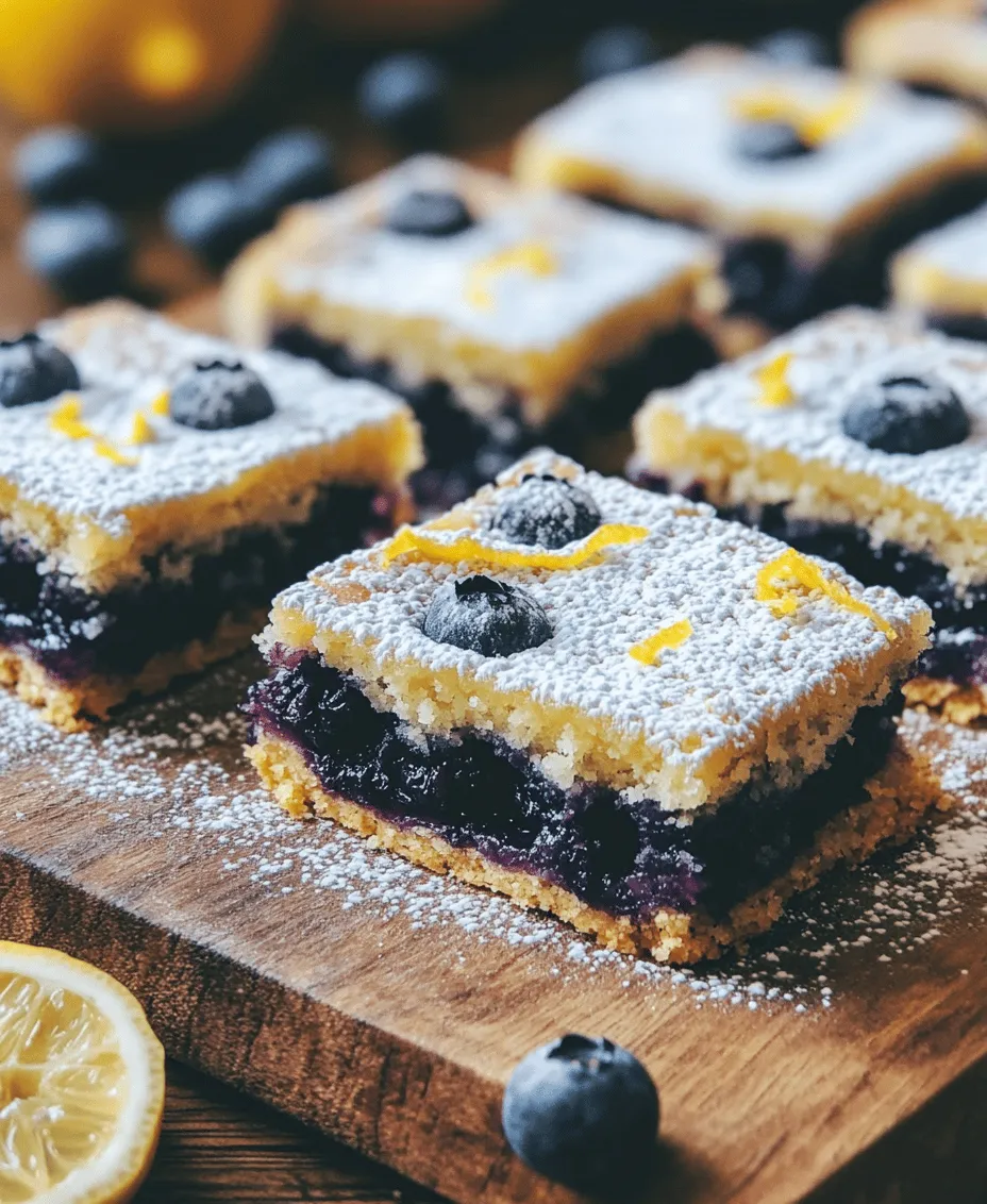 As summer approaches, the allure of fresh, seasonal ingredients becomes irresistible. Among the delightful offerings of this vibrant season, Lemon Blueberry Bliss Bars stand out as a refreshing treat that perfectly balances sweetness and tartness. Imagine biting into a soft, chewy bar, bursting with the juiciness of fresh blueberries and the bright zest of lemon. These bars not only satisfy your sweet tooth but also evoke the sunny essence of summer, making them a staple for picnics, brunches, or simply a delightful afternoon snack.