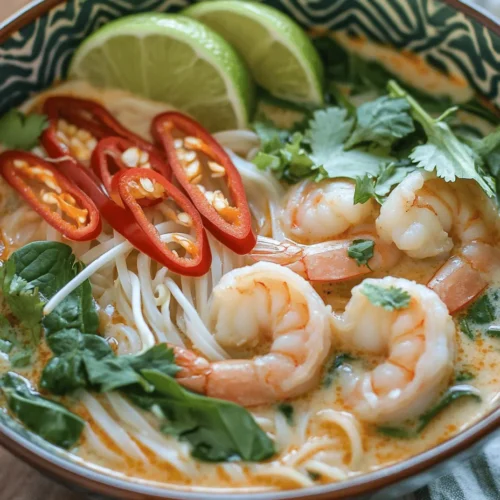 Thai cuisine has captured the hearts and palates of food enthusiasts worldwide, celebrated for its vibrant flavors, aromatic spices, and delicate balance of sweet, sour, salty, and spicy elements. Each dish tells a story, reflecting the rich cultural heritage of Thailand, where food is not just sustenance but an integral part of social interactions and celebrations. Among the myriad of delectable offerings, one dish that stands out is the Exotic Thai Shrimp Noodle Soup. This comforting and flavorful dish brings together an enticing medley of ingredients, making it a go-to meal for any occasion.