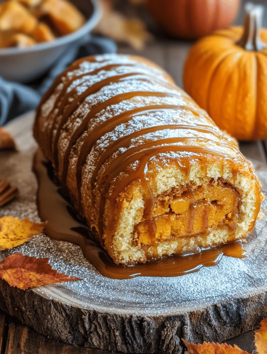 As autumn casts its warm, golden hues, the culinary world welcomes the delightful embrace of pumpkin flavors. Among the myriad of seasonal treats, the Pumpkin Caramel Spice Cake Roll stands out as a true star. This cake roll masterfully combines the rich, earthy flavor of pumpkin with warm spices, creating a delectable dessert that is perfect for fall gatherings, holiday celebrations, or simply a cozy evening at home. The swirl of caramel throughout the cake adds a touch of indulgence, while a cinnamon glaze ties the flavors together beautifully, ensuring each bite is a celebration of fall.