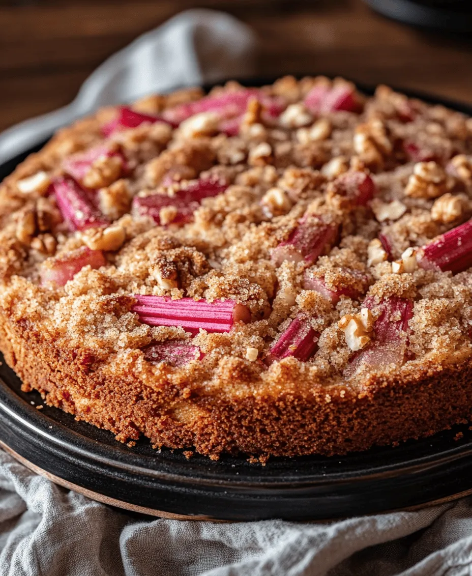 A homemade coffee cake is a cherished tradition in many households, evoking memories of leisurely brunches and warm gatherings. Among the delightful varieties, the Rhubarb Sour Cream Coffee Cake stands out, captivating palates with its unique blend of flavors. This cake is not only easy to make but also combines the tangy zest of rhubarb with the rich creaminess of sour cream, resulting in a moist, tender crumb that pairs perfectly with a cup of coffee or tea.