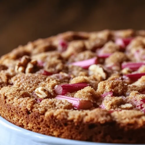 A homemade coffee cake is a cherished tradition in many households, evoking memories of leisurely brunches and warm gatherings. Among the delightful varieties, the Rhubarb Sour Cream Coffee Cake stands out, captivating palates with its unique blend of flavors. This cake is not only easy to make but also combines the tangy zest of rhubarb with the rich creaminess of sour cream, resulting in a moist, tender crumb that pairs perfectly with a cup of coffee or tea.