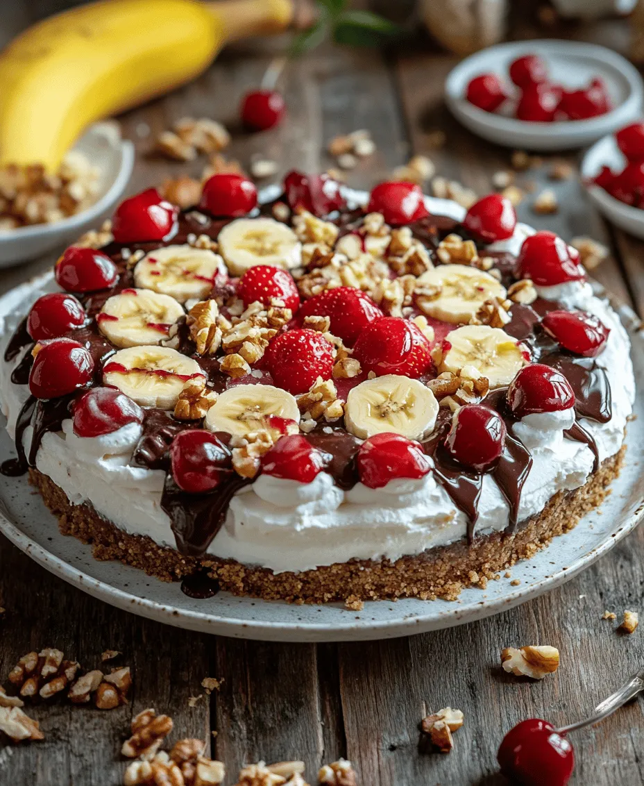 In the realm of desserts, no-bake recipes hold a special allure, particularly during the warmer months when the thought of turning on the oven can feel unbearable. No-bake desserts are not only convenient but also allow for creativity, making them a favorite among home bakers and dessert lovers alike. One such treat that captures the essence of simplicity and indulgence is the No Bake Banana Split Pie Delight. This dessert combines the classic flavors of a banana split with the ease of a no-bake recipe, making it an ideal choice for hot summer days, family gatherings, or any occasion that calls for a refreshing sweet treat.